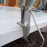 Grey desk and architect lamp