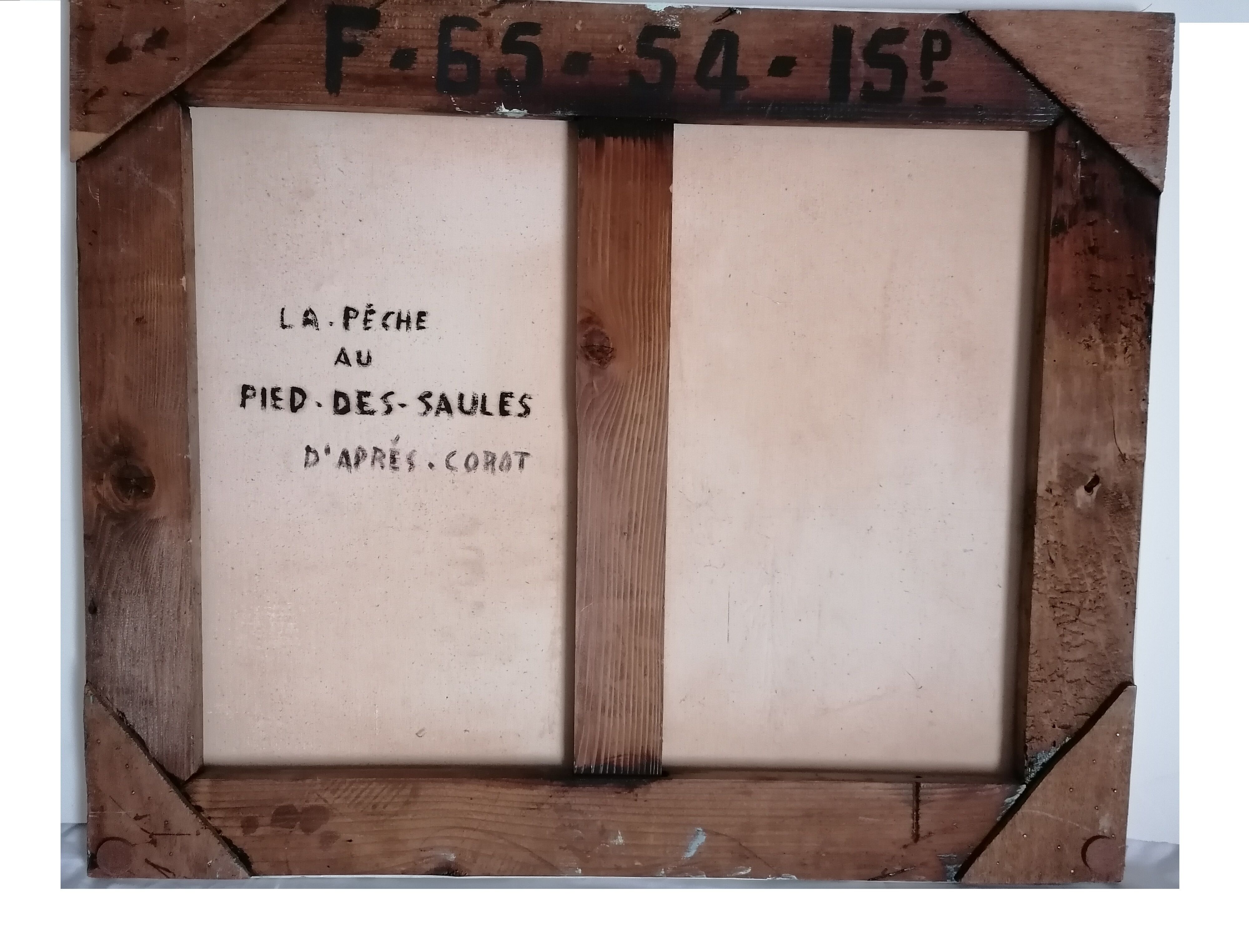 Landscape table after Camille Corot