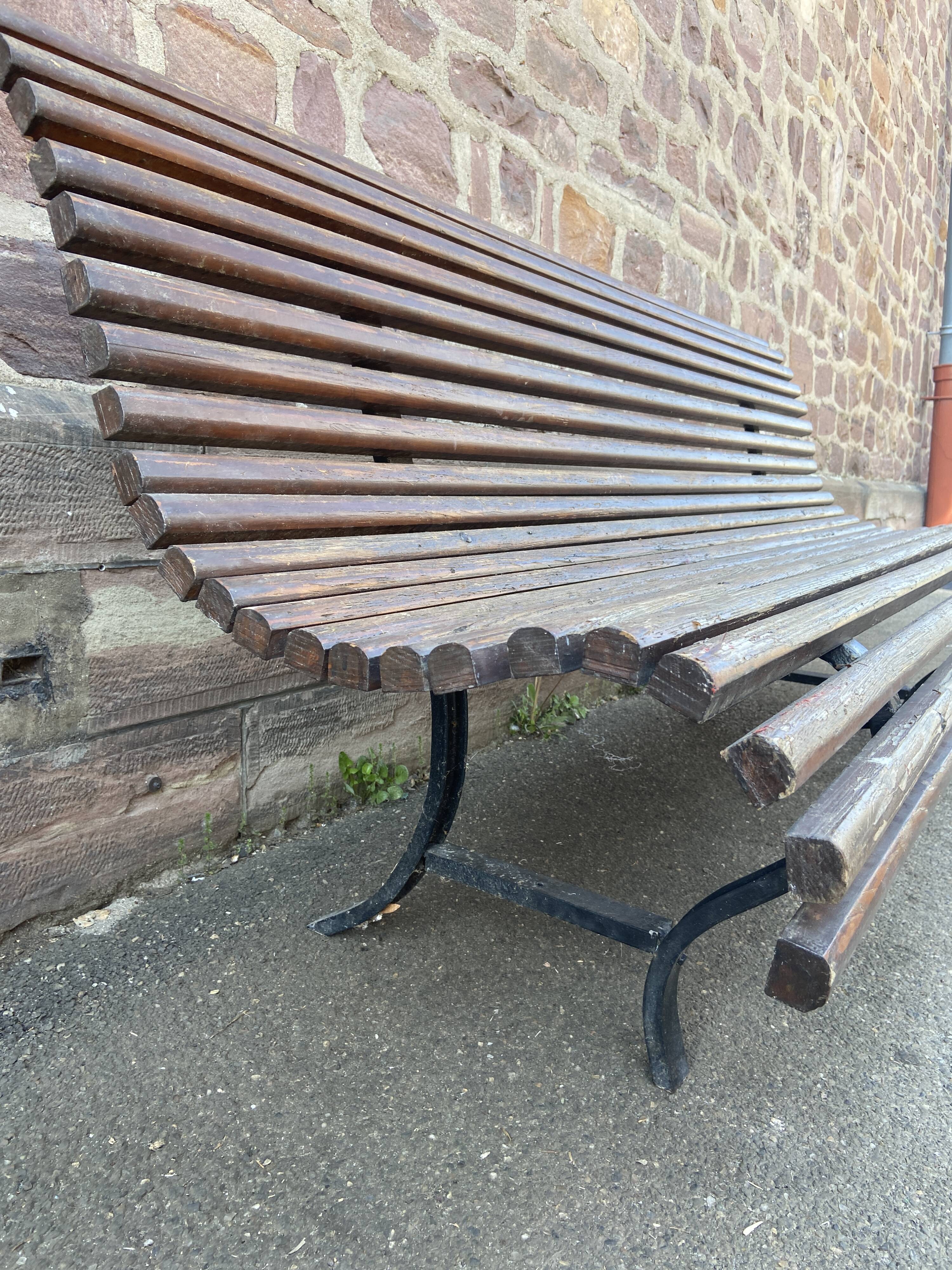 Vintage park bench