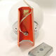 Targetti Sankey wall lamp Italy metal Orange and glass globe