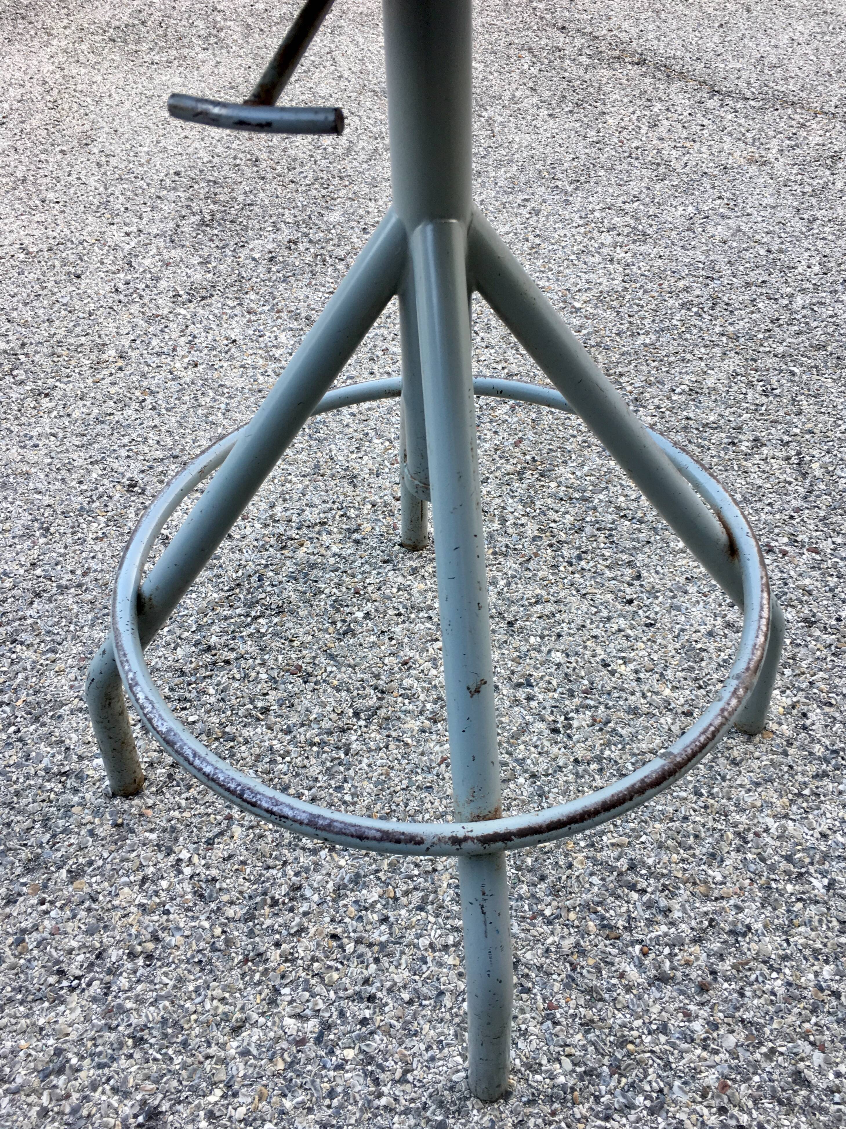 Industrial shop stool
