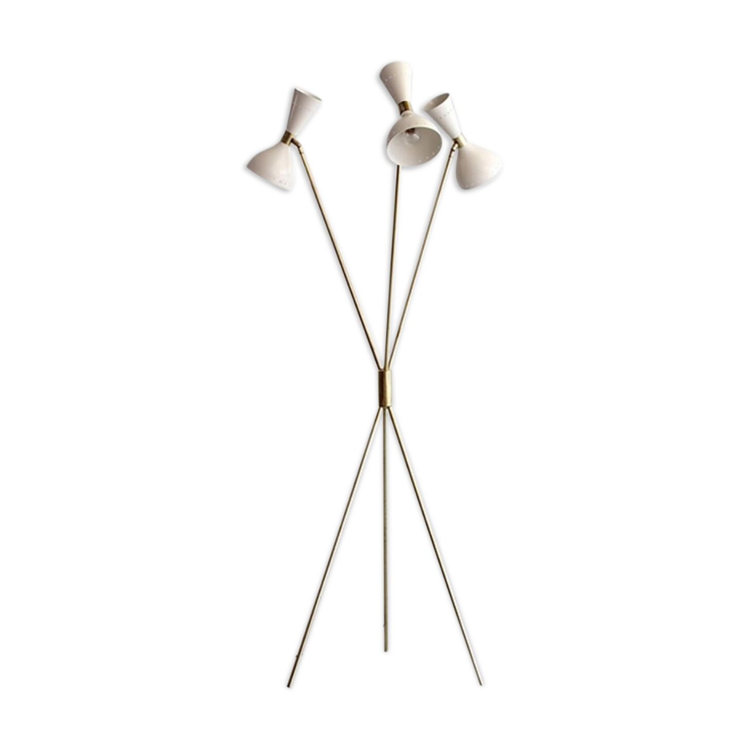 Lampadaire moonlight tripod blanc