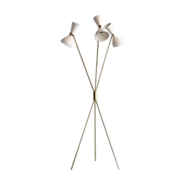 Lampadaire moonlight tripod blanc