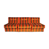 Striped armchairs, 1970s, set of 3