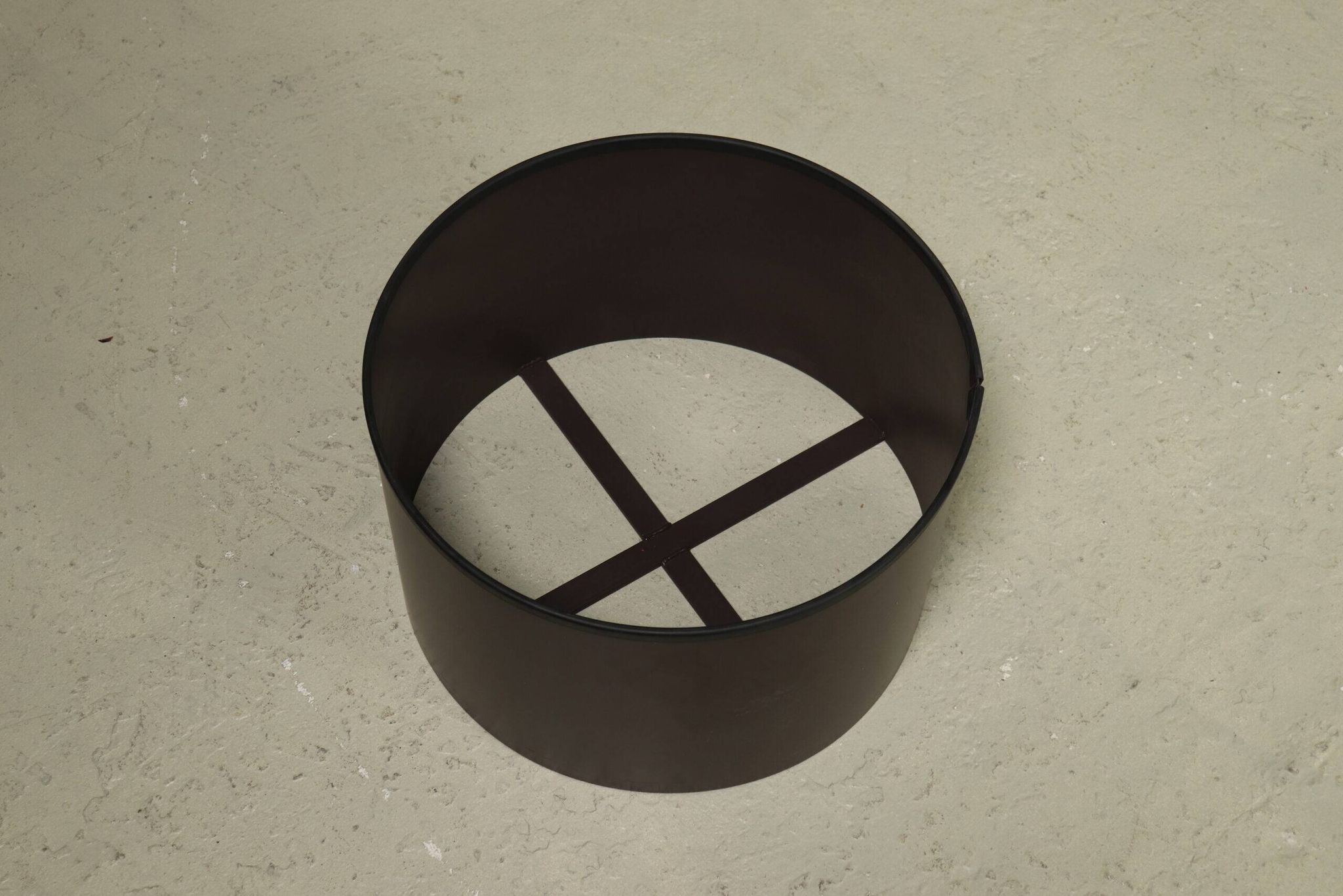 Rare fossil stone and steel coffee table by Metaform 1970s
