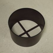 Rare fossil stone and steel coffee table by Metaform 1970s
