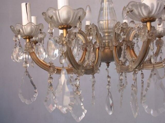 lustre à pampilles  1960