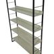 Tomado shelving unit Free standing in metal and gray - 1960s Dutch Design