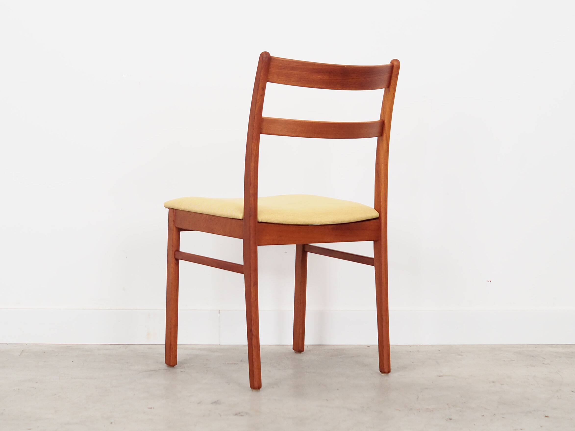 Set of four teak chairs, Danish design, 1970s, production: Denmark