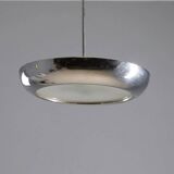 Chrome pendant light, Josef Hůrka, Czechoslovakia