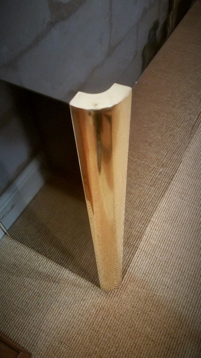 Lacquered and brass sideboard edited by Marie Sabot in the 70