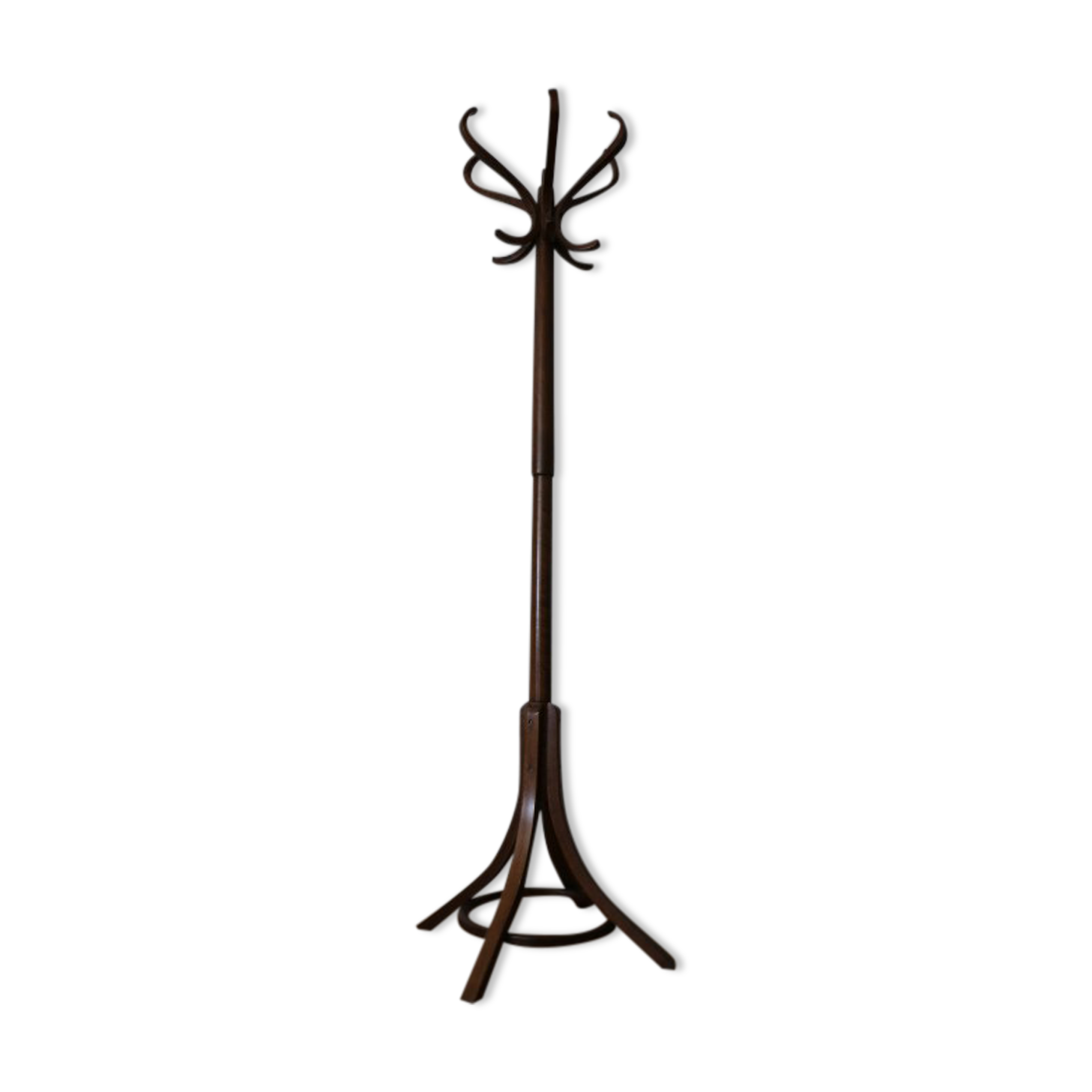 Coat rack parrot Baumann simple dark beech
