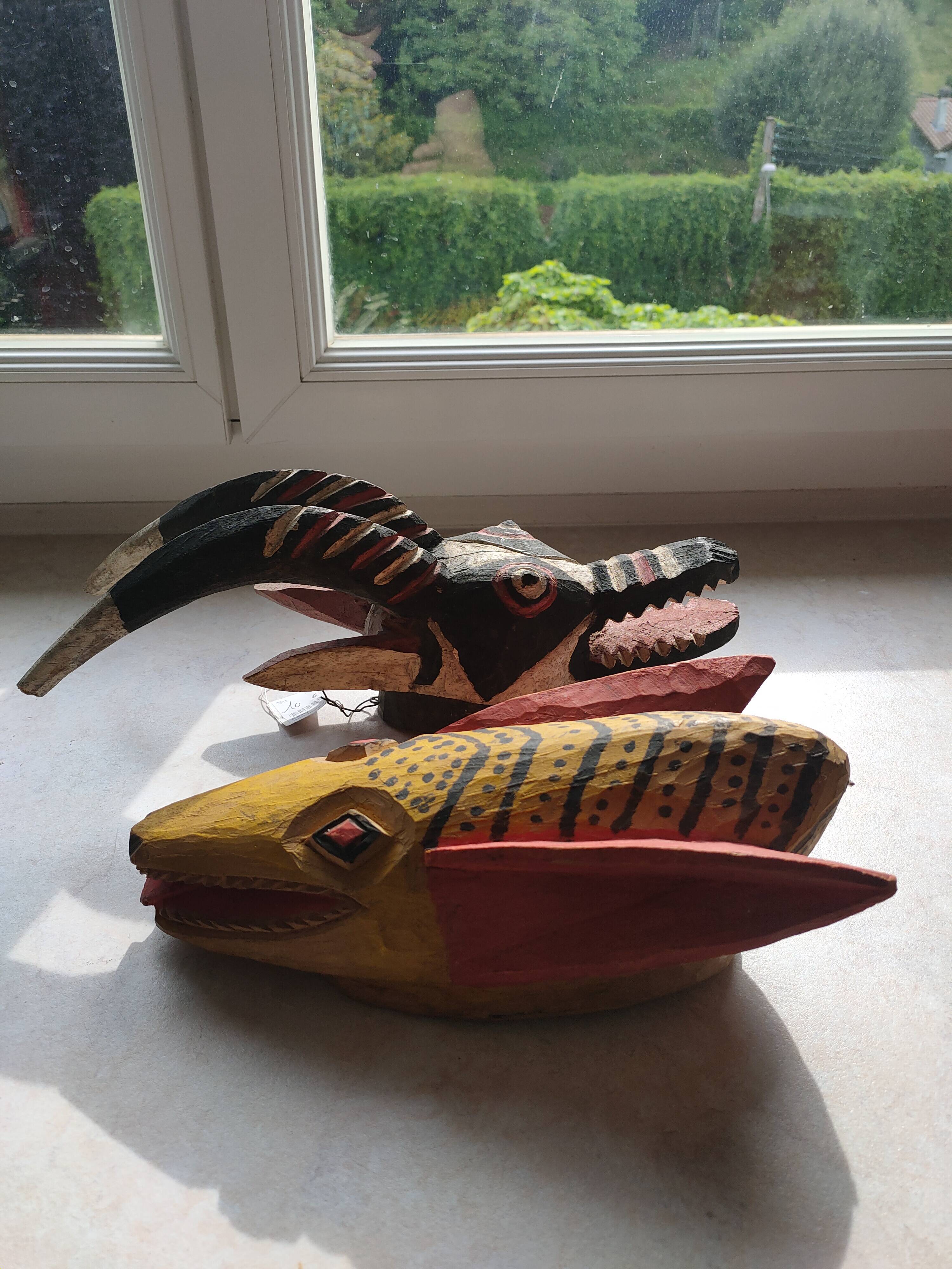 African zoomorphic masks.