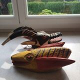 African zoomorphic masks.