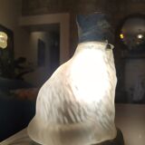 Art deco cat lamp
