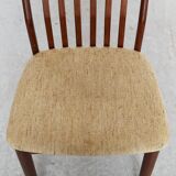 Svend Åge Madsen Teak Dining Chairs for Nørre Broby Cabinetmaker