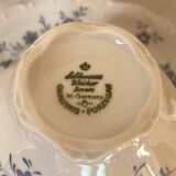 Service thé « Fleurs bleues » porcelaine Allemande