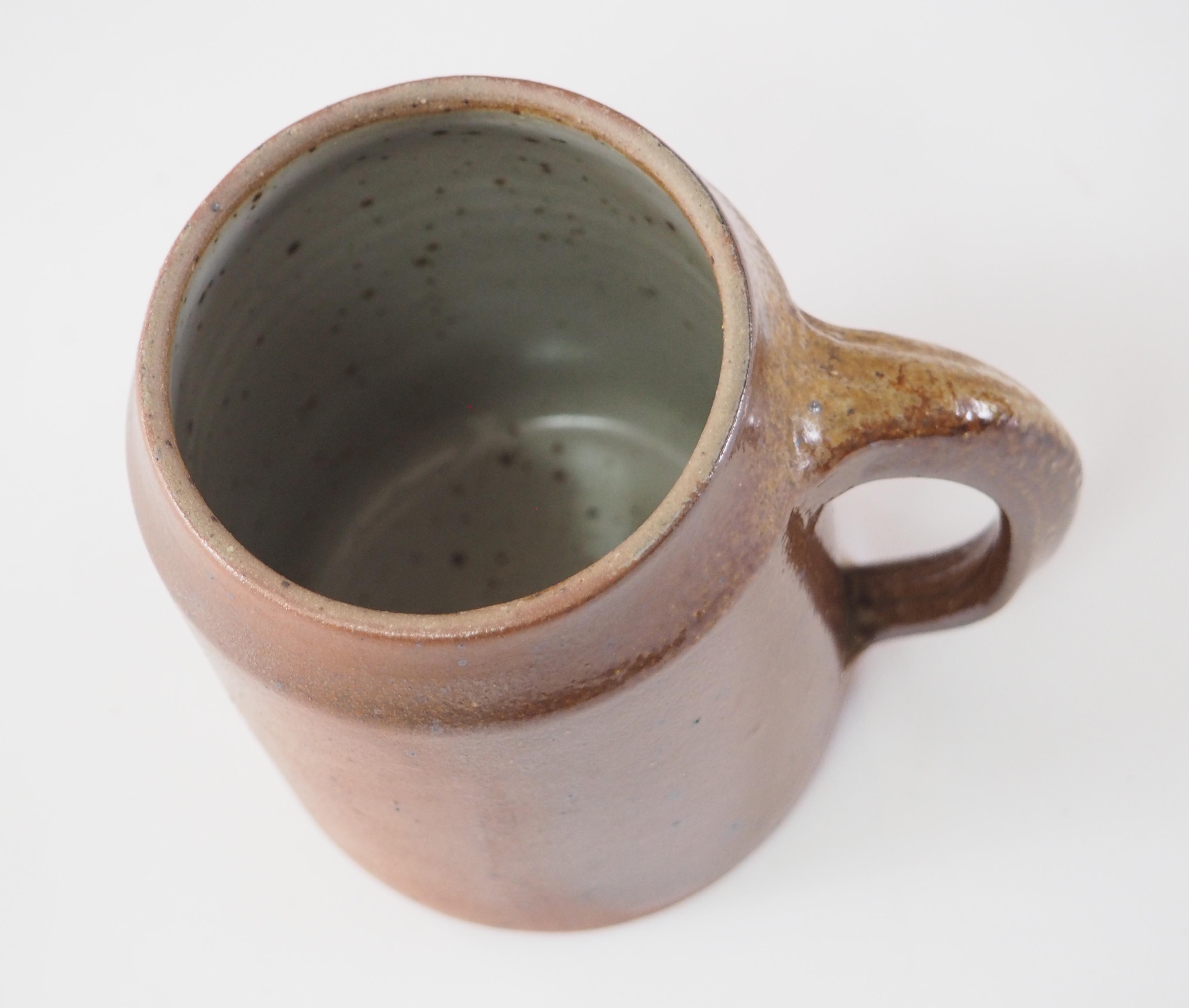 Old stoneware cup