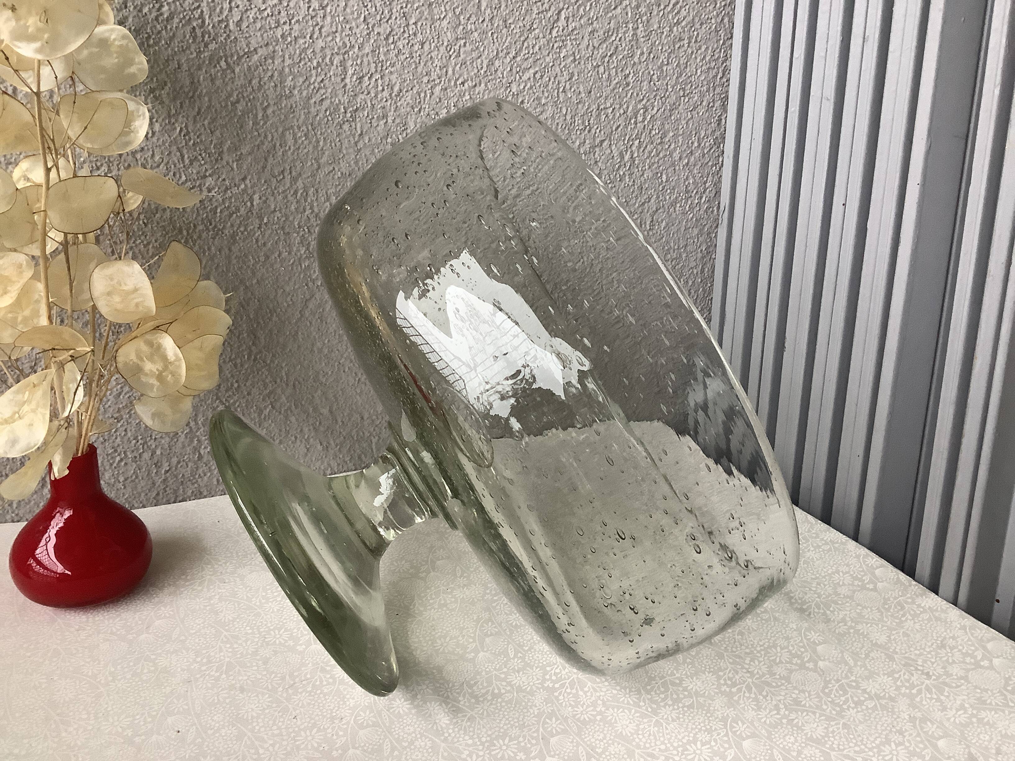 Biot sangria cup in artisanal bubble-blown glass