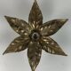 Applique murale florentine en laiton à motifs floraux par Willy Daro pour Massive Lighting, Belgique