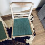 Series of 4 vintage chairs