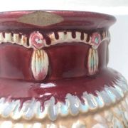 Vase en céramique bulbous d'Ernest d’Hossche