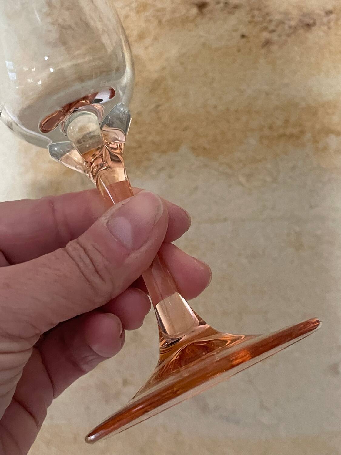 6 two-coloured champagne flutes Luminarc Véronèse