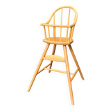 Chaise haute bébé Ikea Gulliver en hêtre cintré