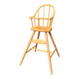 Ikea Gulliver high chair in curved beech