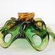 Czech Big Art Glass Bowl by Josef Hospodka, 1960's