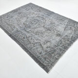 6x8 dark gray classic vintage rug,176x256cm