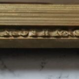 Large Art Deco mirror gilded wood  77x40cm