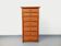 Vintage chest of drawers in rattan, wood and cane