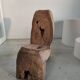 Fauteuil en teck massif recyclé