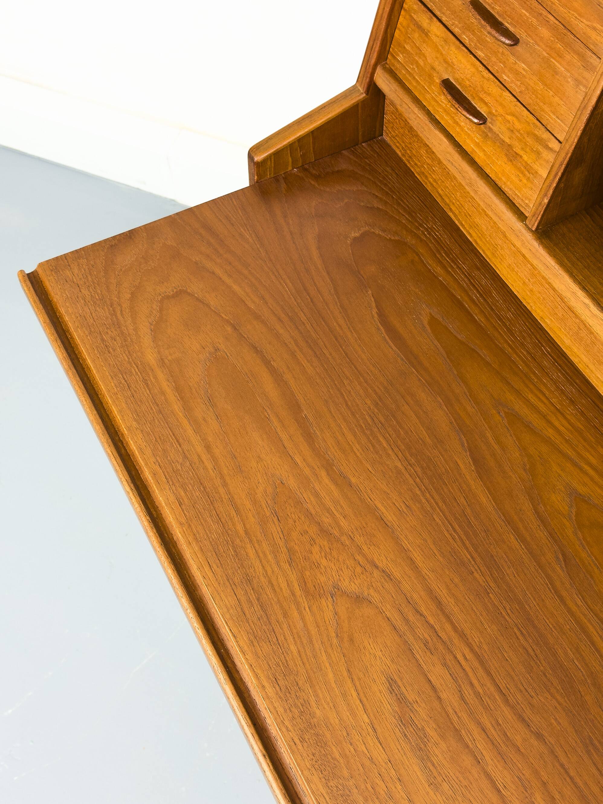 Secrétaire en teck de Chr. Møller, années 1960