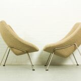 Set of Vintage Oyster Chairs by Pierre Paulin for Artifort, 1960s