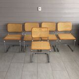Series of 5 chairs B32 Breuer
