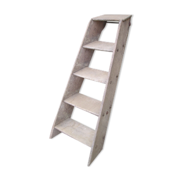 Old wooden stepladder