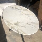 Oval marble table  1970