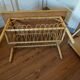Rattan coffee table, 1960s-70s