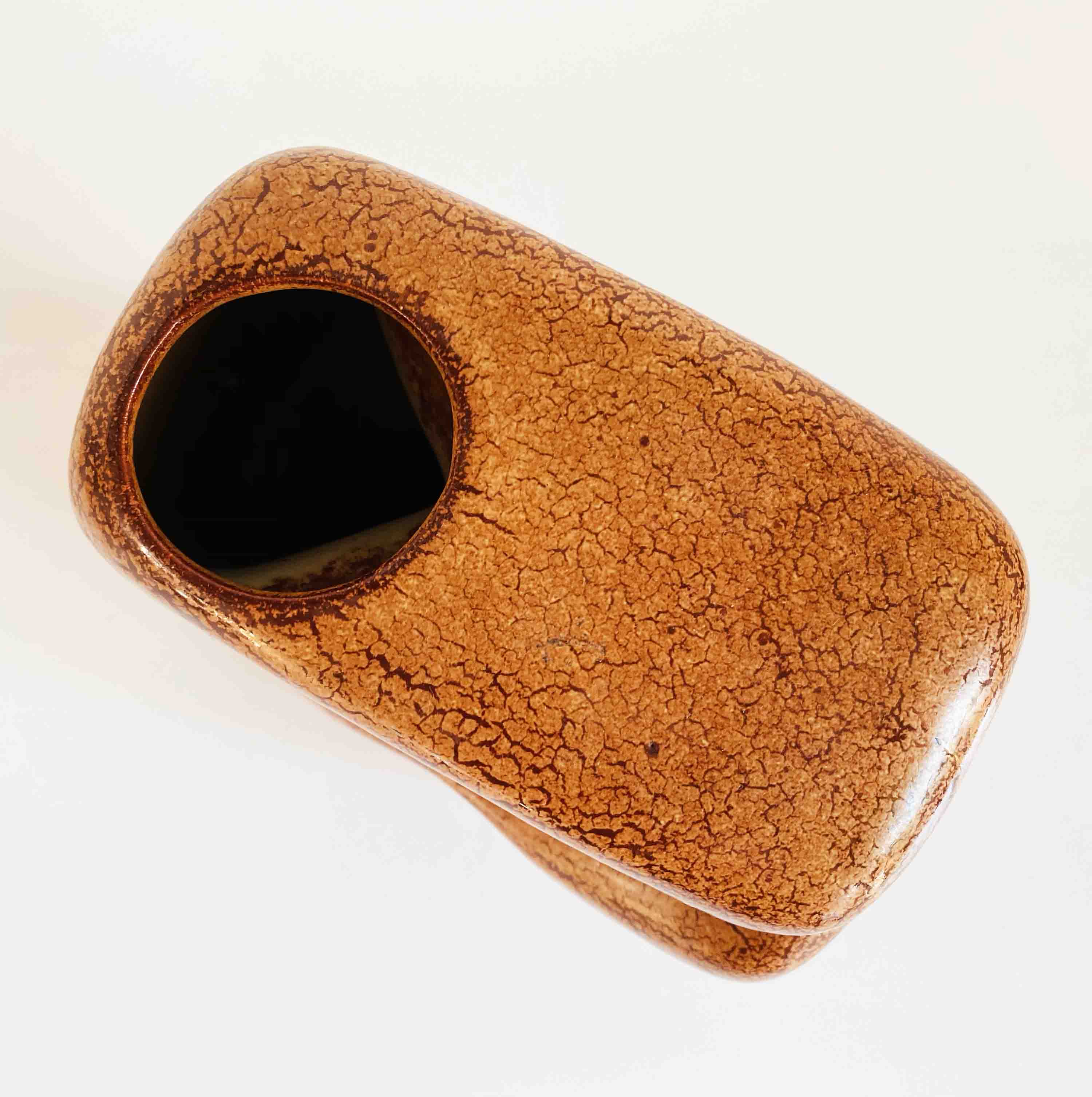 Ceramic Space Age vase by Roberto Rigon, Italy 70s
