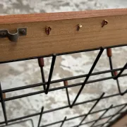 Wall-mounted coat rack