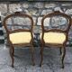 Pair of Louis XV-style bedroom chairs