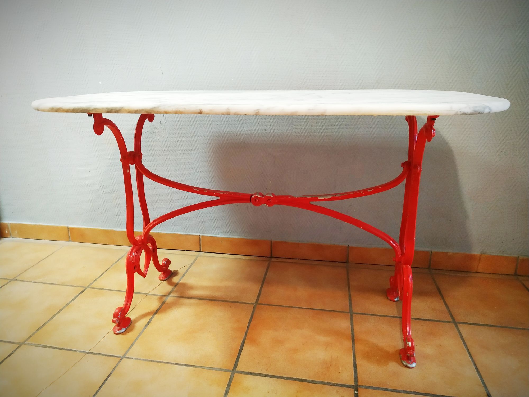 Marble bistro table