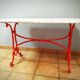 Table bistrot en marbre