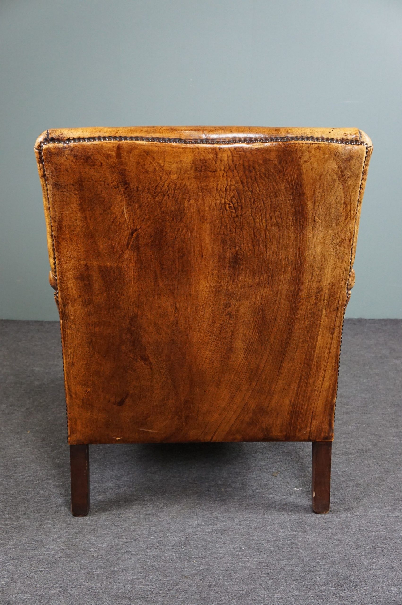 Sheepskin armchair