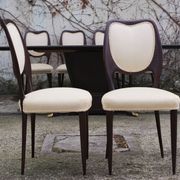 Dining Room Table and Mahogany Chairs by Fratelli Rigamonti, 1950s, Set of 7