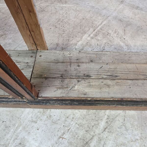 Exceptionnelle étagère de magasin d'époque Napoléon III en pin