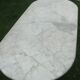 Table bistrot dessus marbre oval
