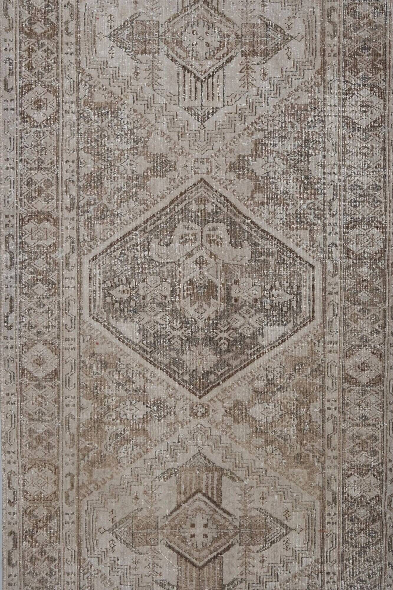 Vintage Turkish hallway rug 75x430 cm